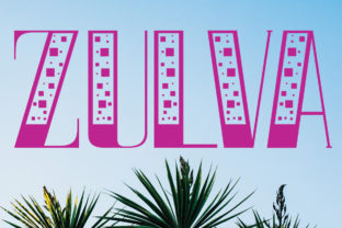 Zulva: A Bold Display Font for Editorial Design